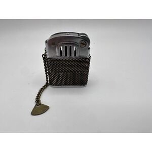 ANTIQUE  MINITURE CIGARETTE‎ LIGHTER - MESH LOOKS LIKE JUKEBOX M.I.B. (SKKK)